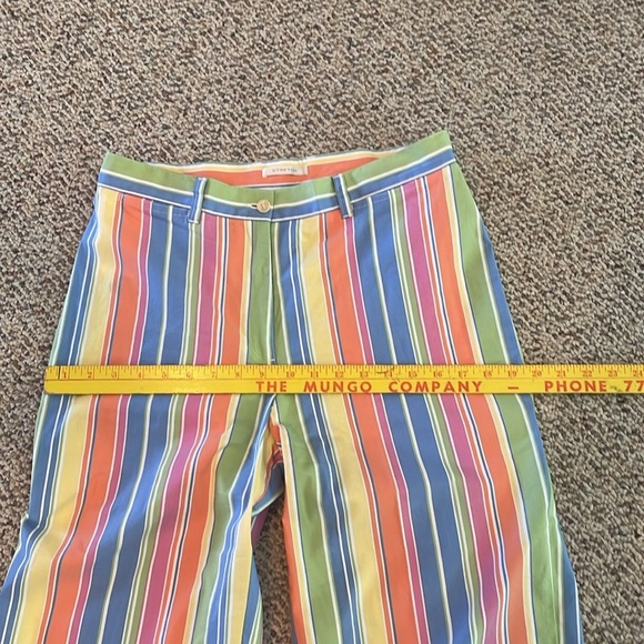 Jones New York Sport Colorful Striped Wide-Leg Capris. Y2K - Picture 7 of 12